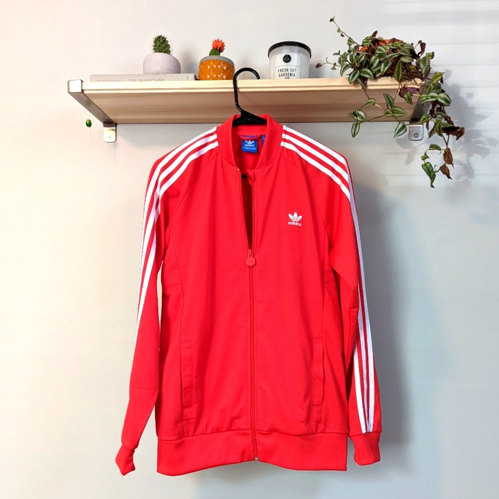Youth XL Trefoil Adidas Track Jacket